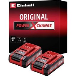 Einhell 4511629 18V 4Ah PXC Plus Twinpack Batterie de rechange 4 Ah Li-Ion