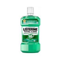Listerine Total Cared Bain de Bouche Dents et Gencives 10 Bénéfices en 1 500 ml - Flacon 500 ml