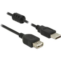Delock Câble USB USB 2.0 USB-A mâle, USB-A femelle 2.00 m noir 84885