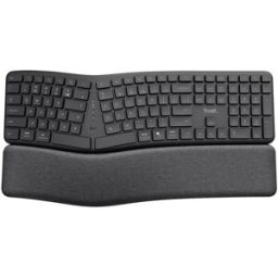 Trust Keyra ERGO Wireless Multi Keyboard DE Bluetooth, sans fil Clavier ergonomique allemand, QWERTZ noir