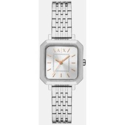 Giorgio Armani Exchange - Montre en acier inoxydable avec mouvement à 3 aiguilles - Argenté One Size