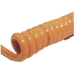 BKL Electronic 1506149 Câble spiralé H07BQ-F 800 mm / 3200 mm 4 G 2.5 mm² orange 1 pc(s)