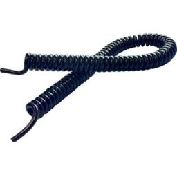 BKL Electronic 1506209 Câble spiralé Li12Y11Y 400 mm / 1600 mm 2 x 0.50 mm² noir 1 pc(s)
