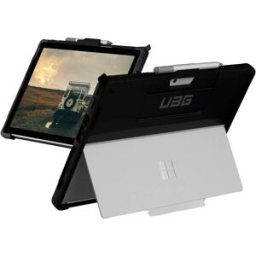 Urban Armor Gear Scout Handstrap Case Etui pour tablette Microsoft Surface Pro 9, Surface Pro 10 33 cm (13) Book Cover noir