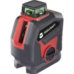 TOOLCRAFT Laser en croix et à lignes Laser vert, avec laser à 360°, autonivelant Portée (max.): 30 m