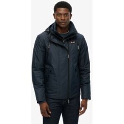 Superdry Homme Veste Coupe-vent Mountain à Capuche Navy Taille: M