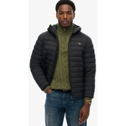 Superdry Homme Veste à Capuche Fuji Lite Black Taille: M