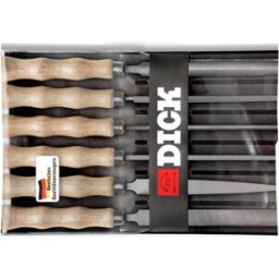 Dick 11871020 Jeu de clés 6 pièces 100/2 dans un sac noir « Dick », avec poignée 2K 85 mm Longueur 100 mm 1 set