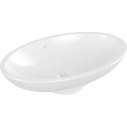 Villeroy und Boch Villeroy et Boch Loop & friends 51511101 63 x 43 cm, ovale, sans plage de robinetterie, sans trop-plein, blanc