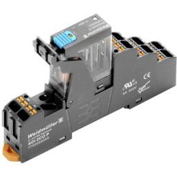 Weidmüller DRIKITP 24VDC 2CO LD/PB Module relais Tension nominale: 24 V/DC Courant de commutation (max.): 5 A 2 inverseurs (RT) 10 pc(s)