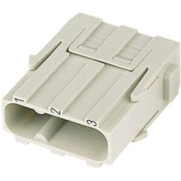 HARTING 09140033002 Insert mâle Han® C-Modul 3 + PE raccord à vis 1 pc(s)