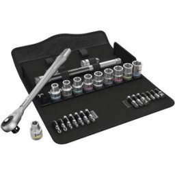 Wera Zyklop Metal 8100 SC 7 Jeu de clés à douille métrique 1/2 (12.5 mm) 28 pièces 05004077001