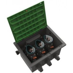 Gardena Kit regard pré-montable V3 + électrovannes programmables, Bluetooth 9V 1286-20