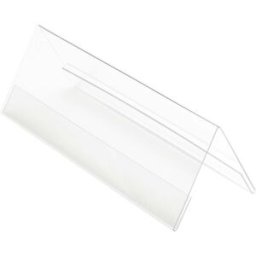 Deflecto 48701 Porte-nom chevalet Classic Image® (L x l x H) 80 x 210 x 70 mm 12 pc(s)