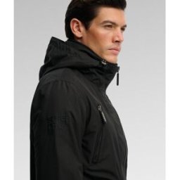 Superdry Homme Veste Coupe-vent Mountain à Capuche Black Taille: XL