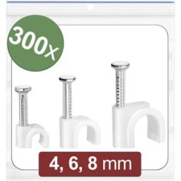Quadrios 24CA424 Cavalier 24CA424 Plage de Ø du faisceau 2 à 8 mm blanc 300 pc(s)