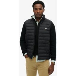Superdry Homme Doudoune Sans Manches Fuji Lite Black Taille: XL