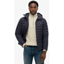 Superdry Homme Veste à Capuche Fuji Lite Navy Taille: XL