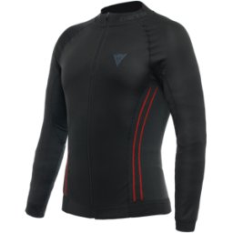 Dainese - T-shirt Thermique Moto Coupe-vent Manches Longues Homme - Vestes & T-shirts - Men - Black/red - M