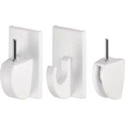 Crochet pour rideaux Vario tesa 58034-00007-20 blanc 4 pc(s)