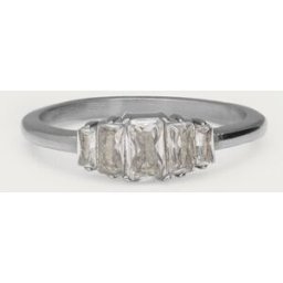 Bague Midnight carrée avec strass My Jewellery One Size femme