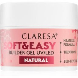 Claresa Soft&Easy Builder Gel base de vernis en gel ongles teinte Natural 45 g