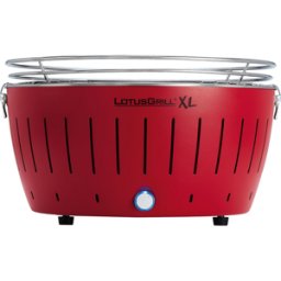 LotusGrill LG G435 U RD - Barbecue portable pour l'extérieur XL - Coque rouge