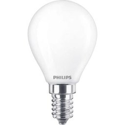 Philips LED 76283400 LED CEE E (A - G) E14 forme de goutte 6.5 W = 60 W blanc chaud (Ø x L) 4.5 cm x 8 cm 1 pc(s)