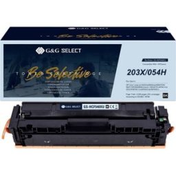 G&G; Toner remplace Canon, HP 203X compatible noir CF540X/Cartridge 054H Black GS-HCF540X(U)