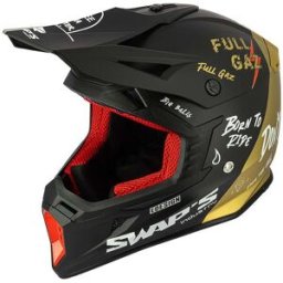 Swaps Industry Casque cross Swaps Blur S818 noir/or- M
