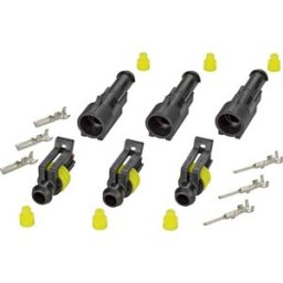 Set Superseal série AMP-Superseal 1.5mm TE Connectivity 30S002 Nbr total de pôles 1 Pas: 6 mm 1 set