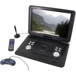 soundmaster PDB1600SW Lecteur DVD portable 39.1 cm 15.4 pouces CEE: D (A - G) fonctionnement sur batterie, avec antenne DVB-T, avec lecteur DVD intégré noir
