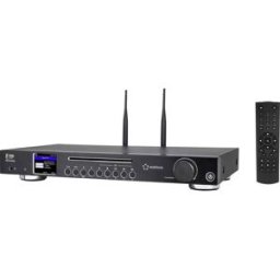 Renkforce RF-DAB-IR1702 Radio-lecteur CD Internet DAB+, FM, Internet CD, Bluetooth, DLNA, WiFi, radio internet avec télécommande noir