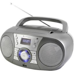 soundmaster SCD1800TI Radio-lecteur CD DAB+, FM AUX, Bluetooth, CD, USB gris