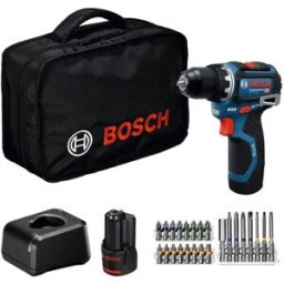 Bosch GSR 12V-32 PROFESSIONAL Perceuse-visseuse, 2x2.0Ah, Sac a outils, 24 pcs 06019N7006