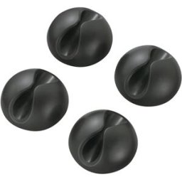 Support de câble Plage de Ø du faisceau: 9 mm (max) TRU COMPONENTS SWC-10BK/4P 542240 noir 4 pc(s)