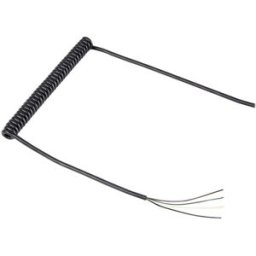 Câble spiralé TRU COMPONENTS 1570978 188 mm / 500 mm 4 x 0.12 mm² noir 1 pc(s)