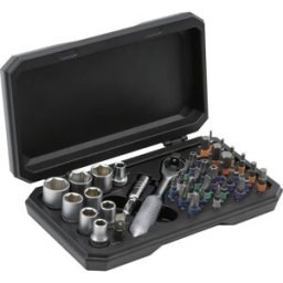 TOOLCRAFT TO-10351635 Boîte dembouts avec mini cliquet embout