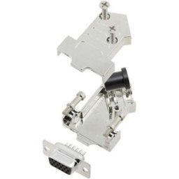 TRU COMPONENTS TCD45NT09MHDS15K 7709176 Kit embase SUB-D femelle 45 ° Nombre de pôles: 15 fût à souder 1 pc(s)
