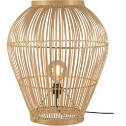 GOOD & MOJO - Lampe à poser Tuvalu - Bois naturel - Bambou
