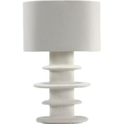 Serax - Lampe de table Earth - Blanc - Papier mâché recyclé - Designer Marie Michielssen