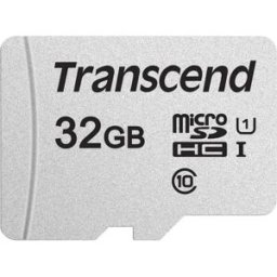 Transcend Premium 300S Carte microSDHC 32 GB Class 10, UHS-I, UHS-Class 1 avec adaptateur SD