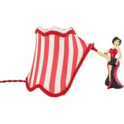 Seletti - Lampe de table Circus - Rouge - Tissu polyester - Designer Uto Balmoral