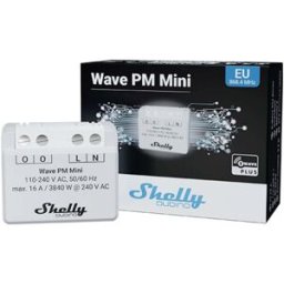 Shelly Shelly Qubino Wave PM Mini Actionneur de mesure de commutateur Z-Wave