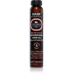 HASK Monoi Coconut Oil huile sublimatrice pour des cheveux brillants et doux 18 ml