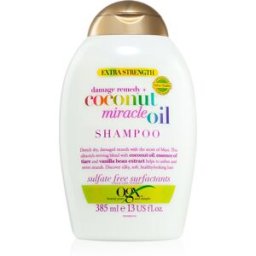 OGX Coconut Miracle Oil shampoing fortifiant pour cheveux abîmés à l'huile de coco 385 ml