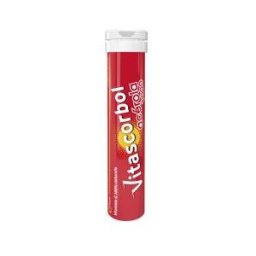 Vitascorbol Complément Alimentaire à Base de Vitamine c - Acérola - 100% Naturelle - Fatigue et Système Immunitaire - Programme 18 Jours - 18 Comprimés à Croquer - Tube 18 comprimés à croquer