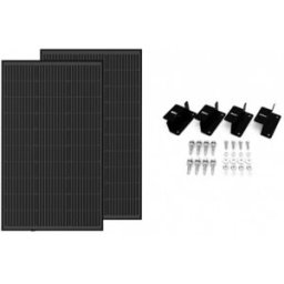 EcoFlow Panneau solaire rigide 2 × 100 W kit de montage 1ECOS331MF