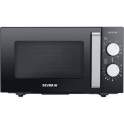 Severin MW 7762 Micro-ondes noir, acier inoxydable 800 W fonction grill