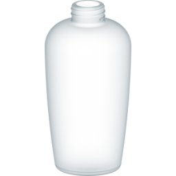Flacon Bravat Monaco pour distributeur de savon 128251, vendu séparément, finition satinée